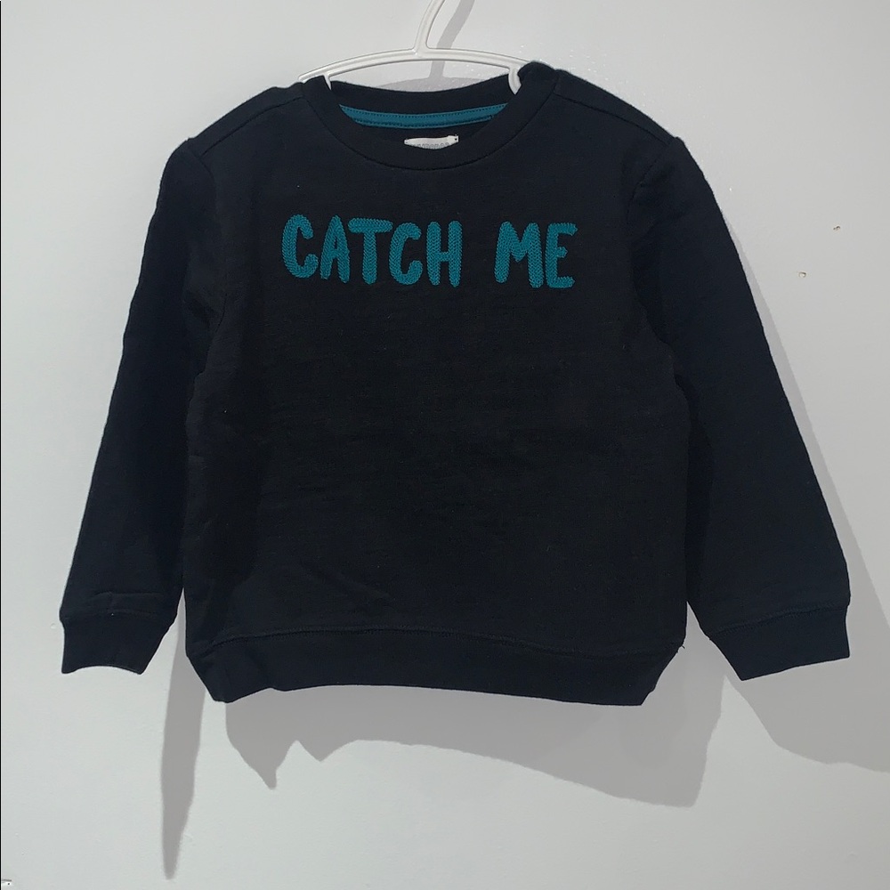 Catch Me Kids Black Sweatshirt 3T